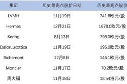 奢侈品巨头股票分析与投资建议